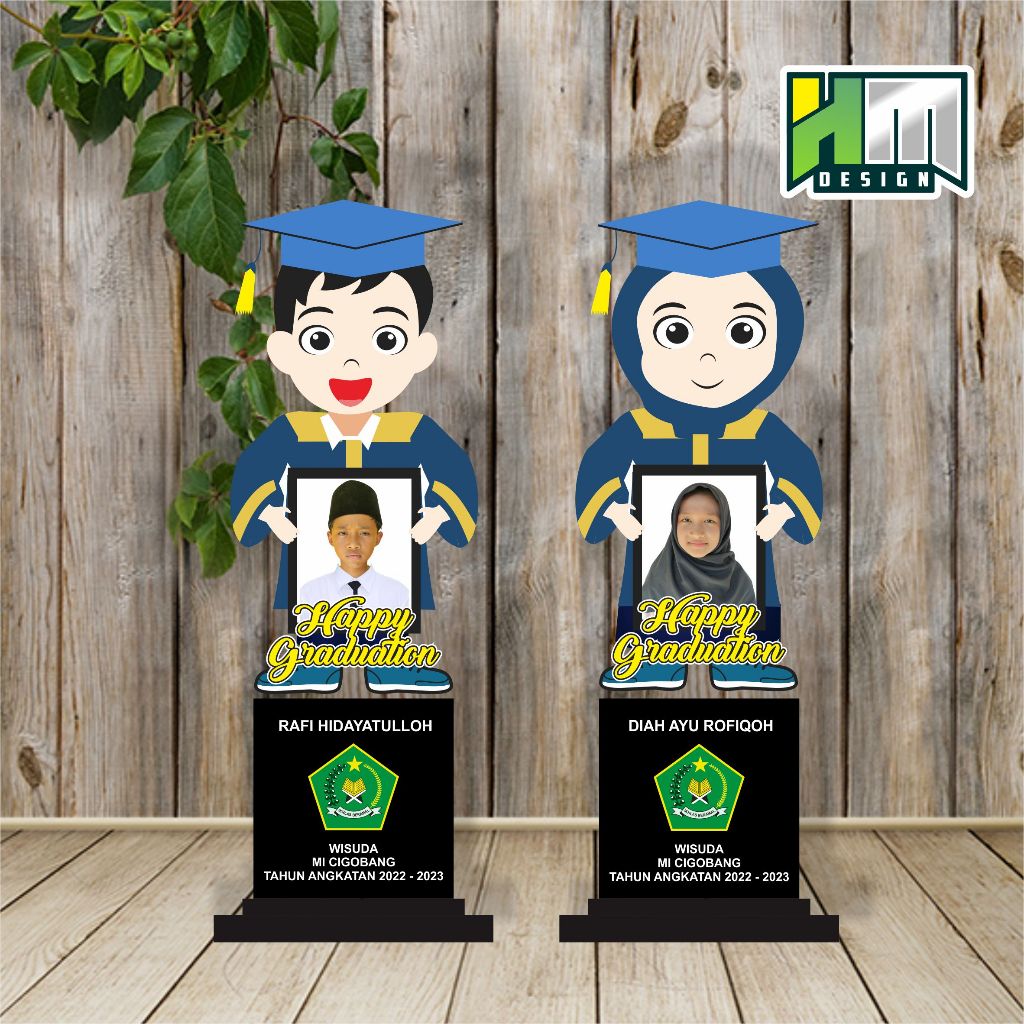 PLAKAT WISUDA ANAK TK, SD, PAUD / PLAKAT KARAKTER ANAK
