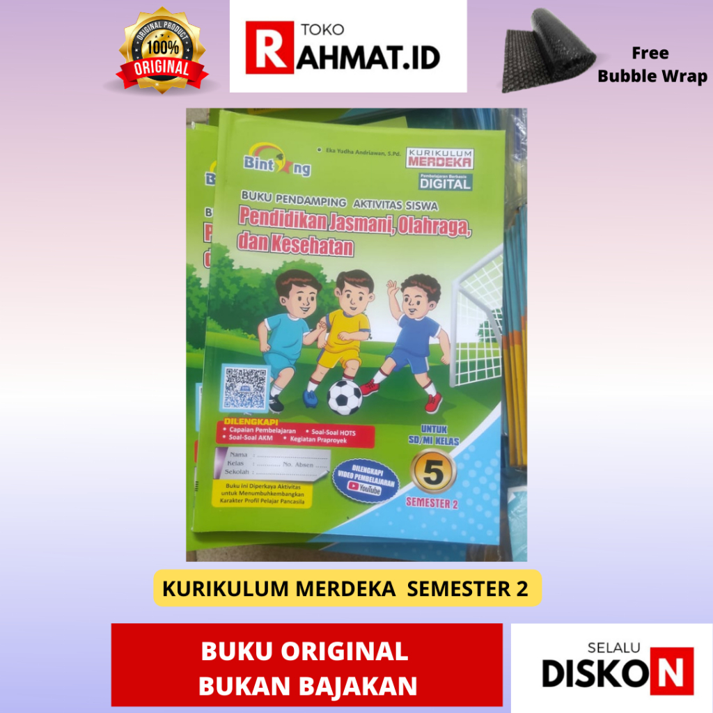 PJOK BINTANG KELAS 5 SEMESTER 2 / PJOK KELAS 5 PENERBIT BINTANG TERBARU KURIKULUM MERDEKA / PENDIDIK