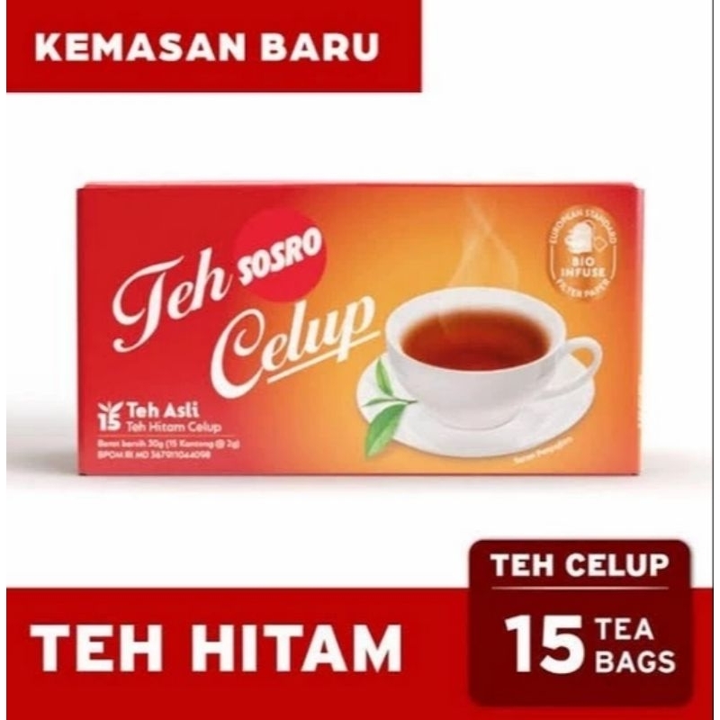 

Sosro Teh Celup Isi 15 pcs