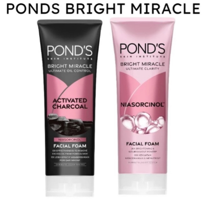 Pond's white beauty facial foam & ponds Serum Whip Foam 100ml , Facial scrub POnds Clear solution 50
