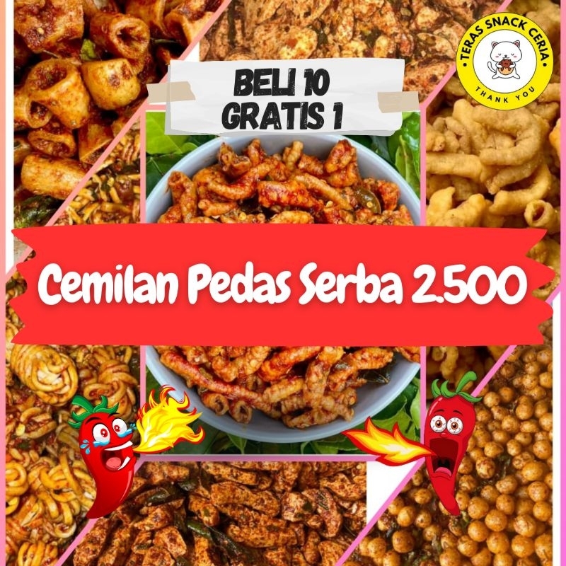 

Snack Cemilan Pedas Serba 2.500