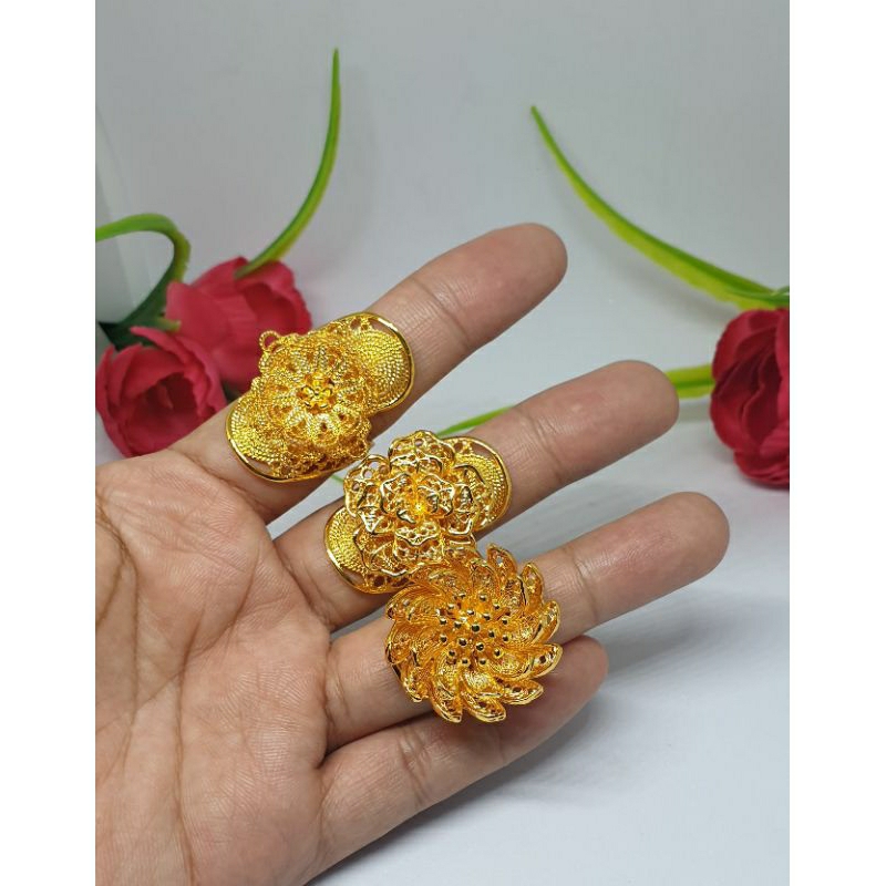 cincin dubai/cincin kendari/cincin bunga/aksesoris perhiasan