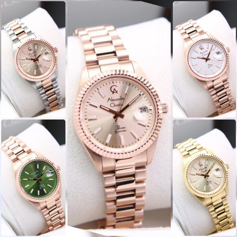 ALEXANDRE CHRISTIE 5016 / 5016LD SAPPHIRE WANITA ORIGINAL GARANSI 1TAHUN
