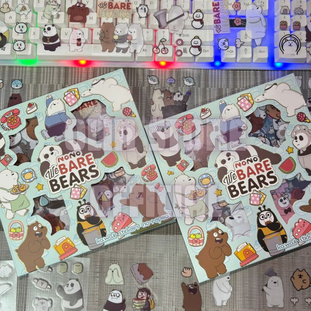 

Sticker Nono Karakter Kartun We Bare Bear Stiker Lucu Viral Isi 100