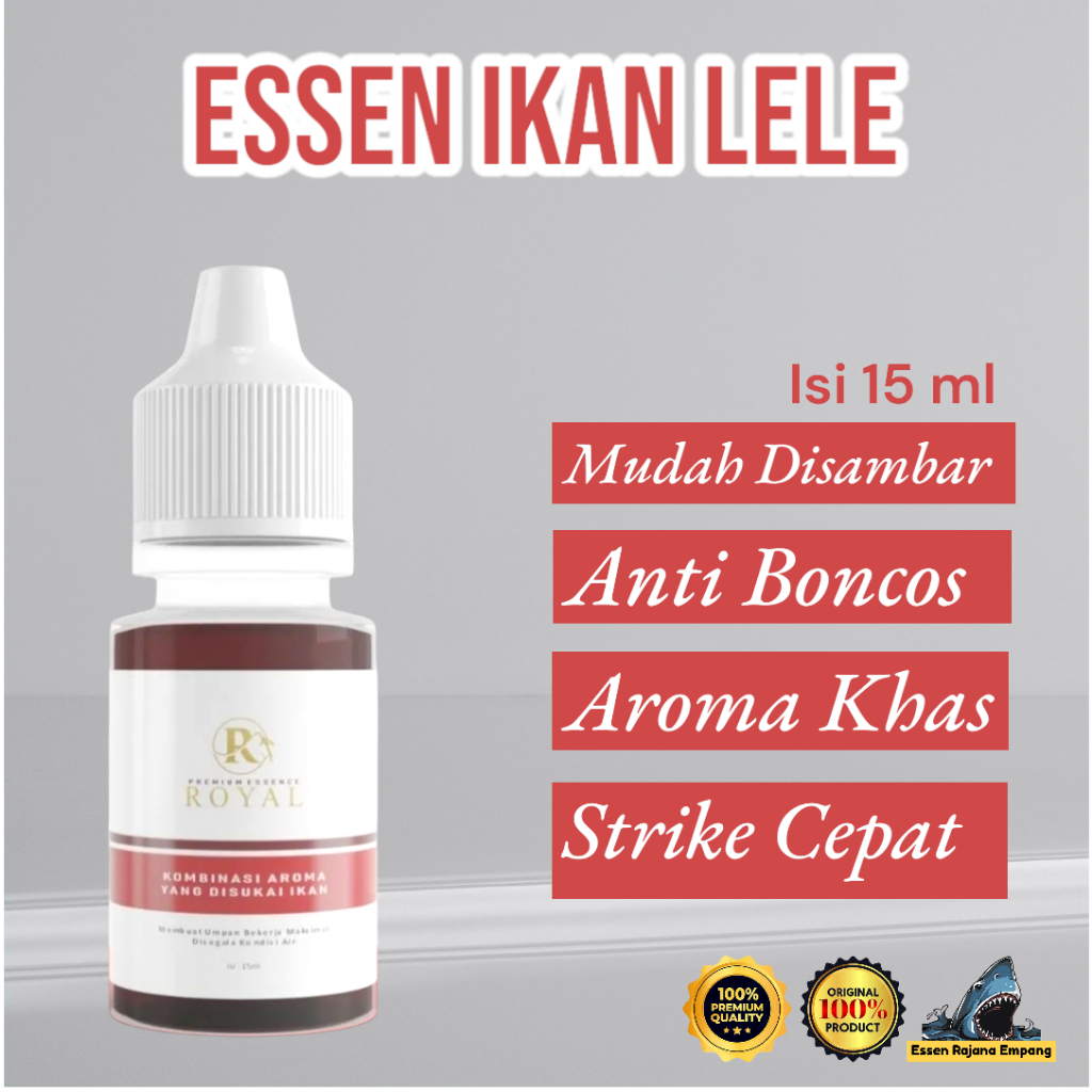 Raja Empang - 15 ml Esen Royal Premium Khusus Ikan Lele, Essen Ikan Lele Aroma Blenok Salak, Essen I