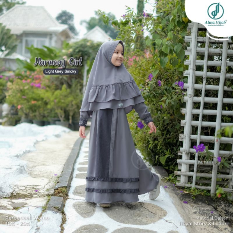 SARIMBIT HARMONY SERIES KiDS❤️ ALWA HIJAB Size XL