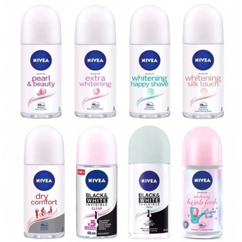 Nivea deodorant roll on nivea women | nivea men 50ml