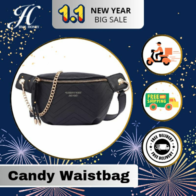 

Tas dada wanita Candy waistbag jimshoney