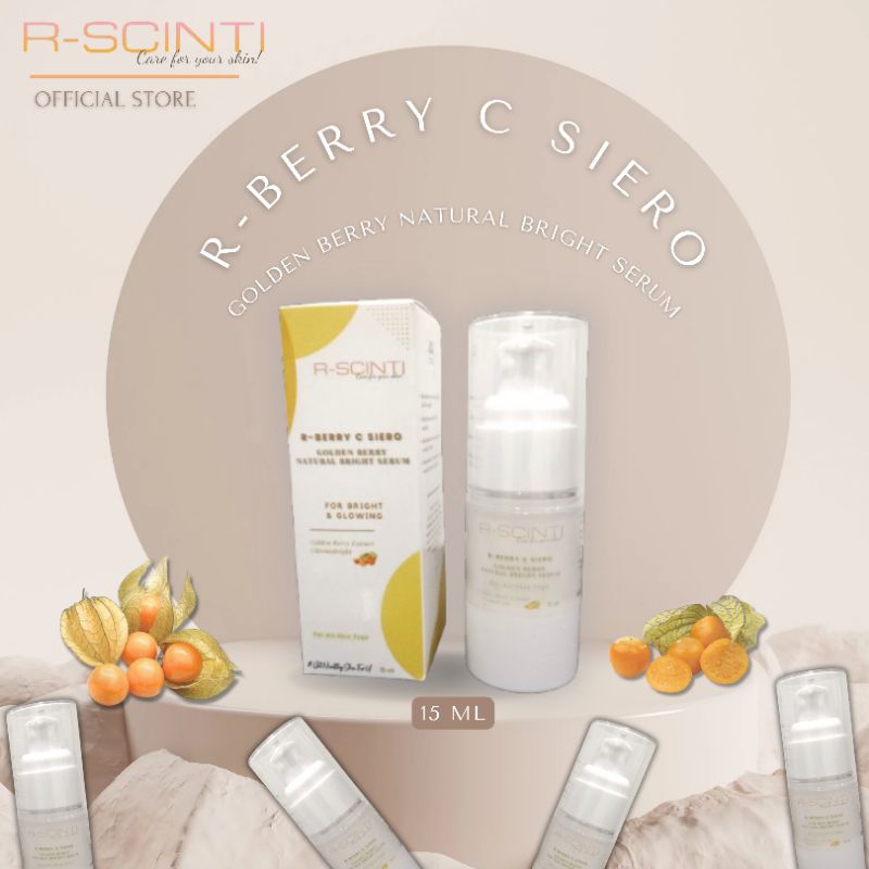 (R-SCINTI) R-Berry C Siero Golden Berry Natural Bright Serum