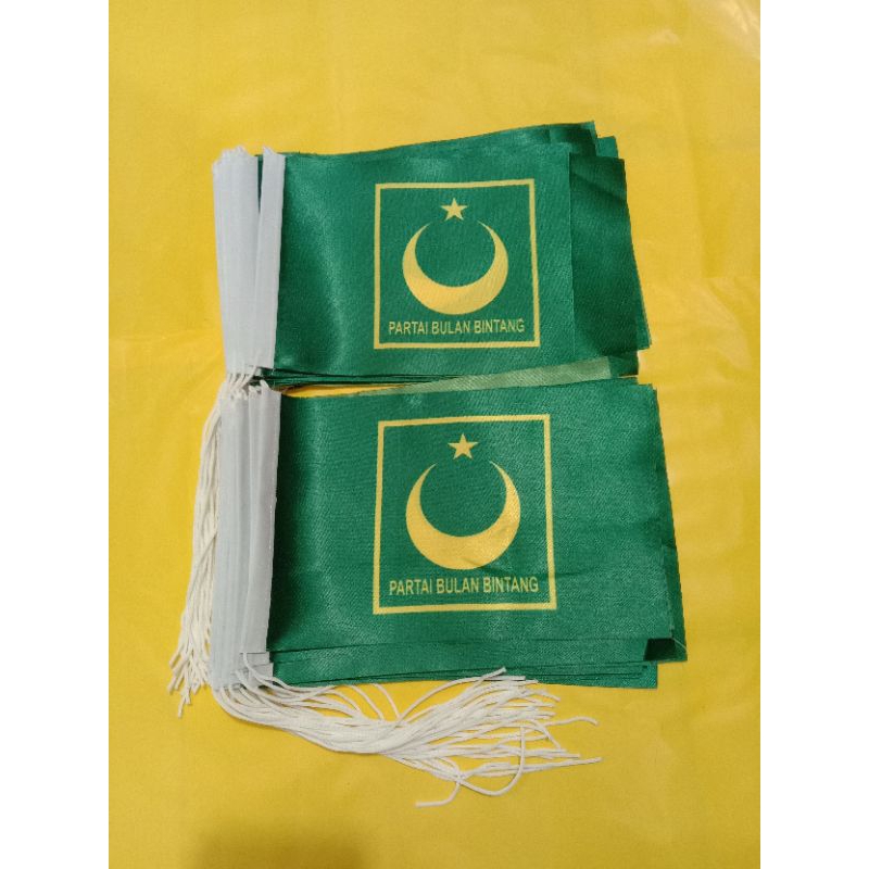 

bendera partai PBB bendera meja bahan satin