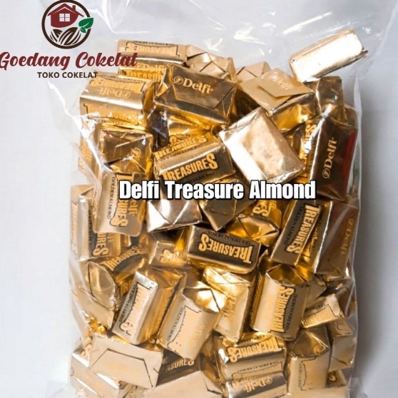 

GOGO Coklat Delfi Treasures Almond Cookies 1KG 96PCS