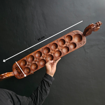 Dakon Congklak Permainan Tradisional Bahan Kayu Jati / Dakon