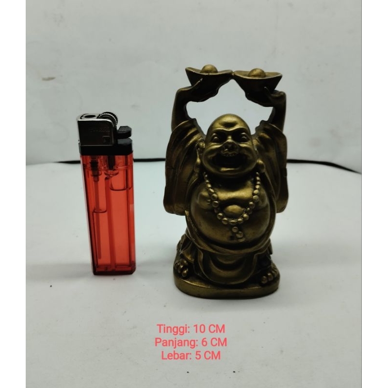 PATUNG BUDDHA BUDHA KUNING EMAS