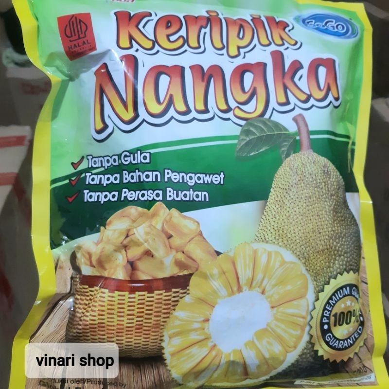 

Kripik Nangka Sogo Super Renyah 500gr/Cemilan Keripik Nangka Premium Snack Krupuk Nangka