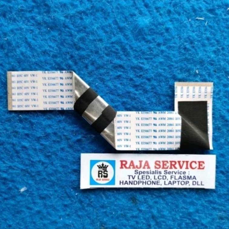 kabel tv toshiba 32L2605VJ lvds flaxible dari tcon ke mainboard 50pin 60pin