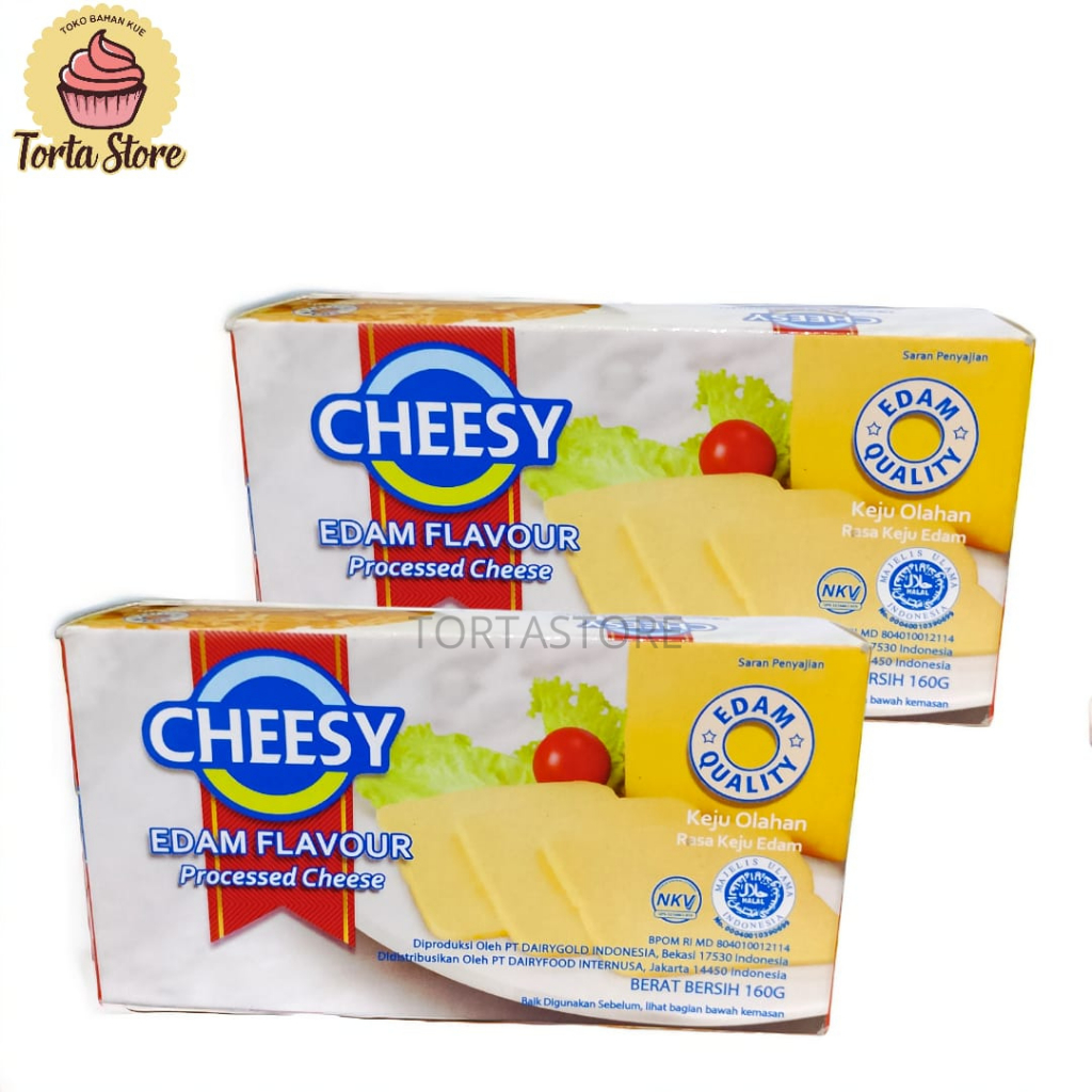 

Cheesy Edam 160gr Keju Cheddar Aroma Edam