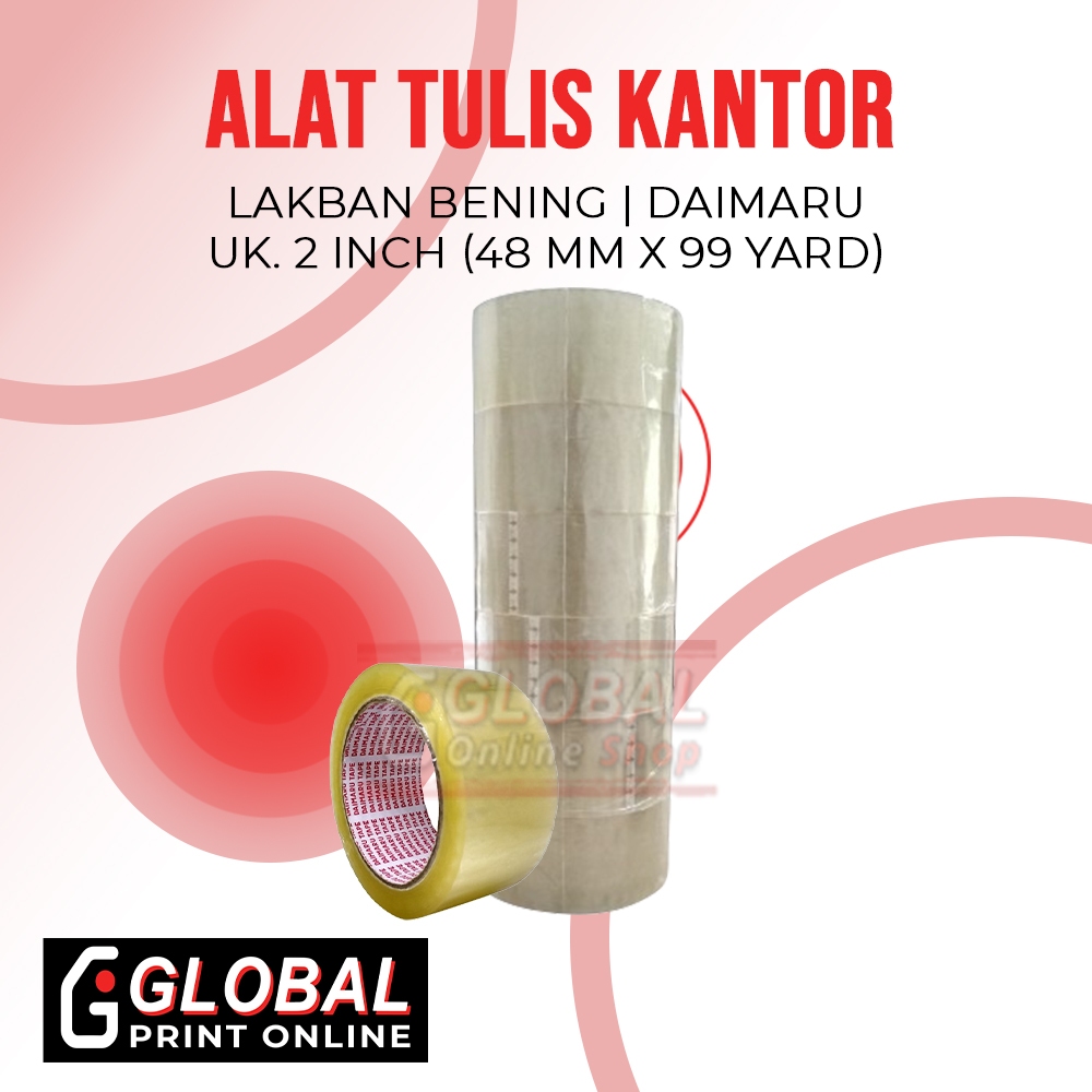 

Global Print Shop Online - Lakban Bening & Coklat (Kecil & Besar)