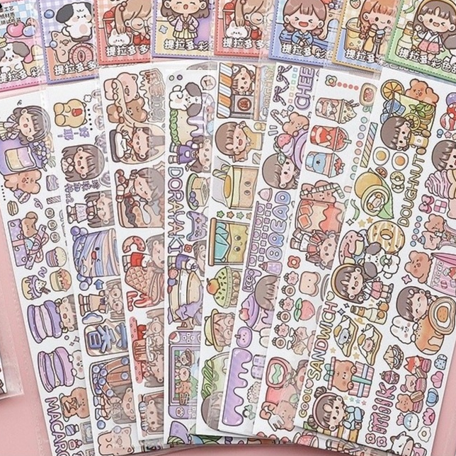 

Stiker Panjang MOMO Cute Siker Decor Aesthetic DIY TLD70