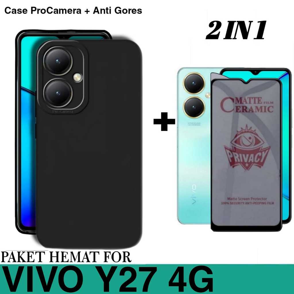 SOFT CASE VIVO Y27 4G CASE LIQUID PRO CAMERA FREE CERAMIC ANTI SPY