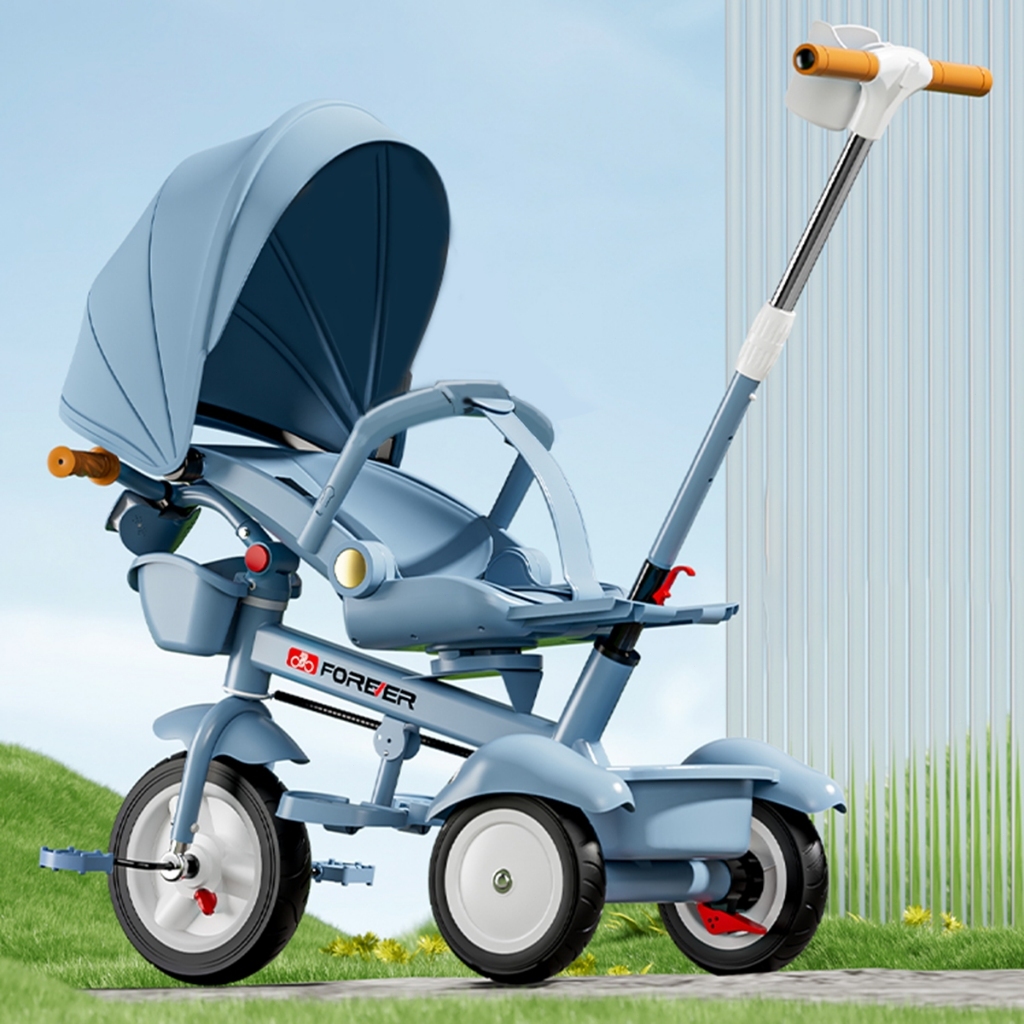 Lalaboto Sepeda roda tiga anak 1 tahun sepeda roda 3 bayi  tricycle  anak sepeda anak roda 3 strolle