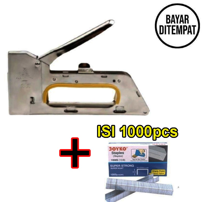 

Paket Staples Tembak Gun Tacker Isi atau Refil 138 Stapler Jok Staples Stepler Tembak Stepler Gun Stapler Tembak Stapler Gun drl