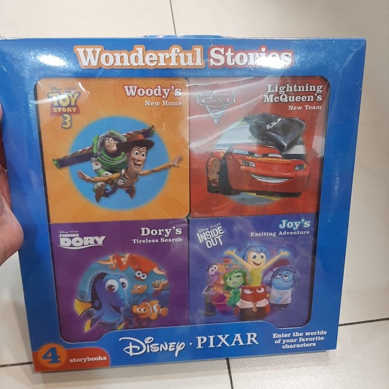 disney pixar set board book mcqueen dory toy story board book