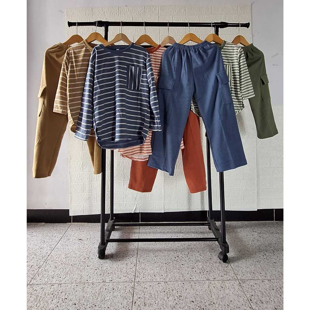 Oneset Outfit Anak Remaja Perempuan Kekinian / Setelan Anak Maxline Hornet Knit Usia 5 Sampai 12 Tah