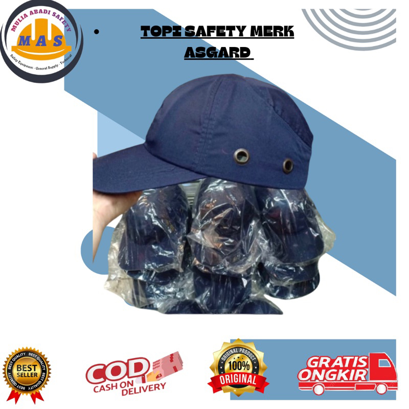 Topi Safety Merk ASGARD / Topi Pelindung Kepala Safety/ Topi Asgard Safety
