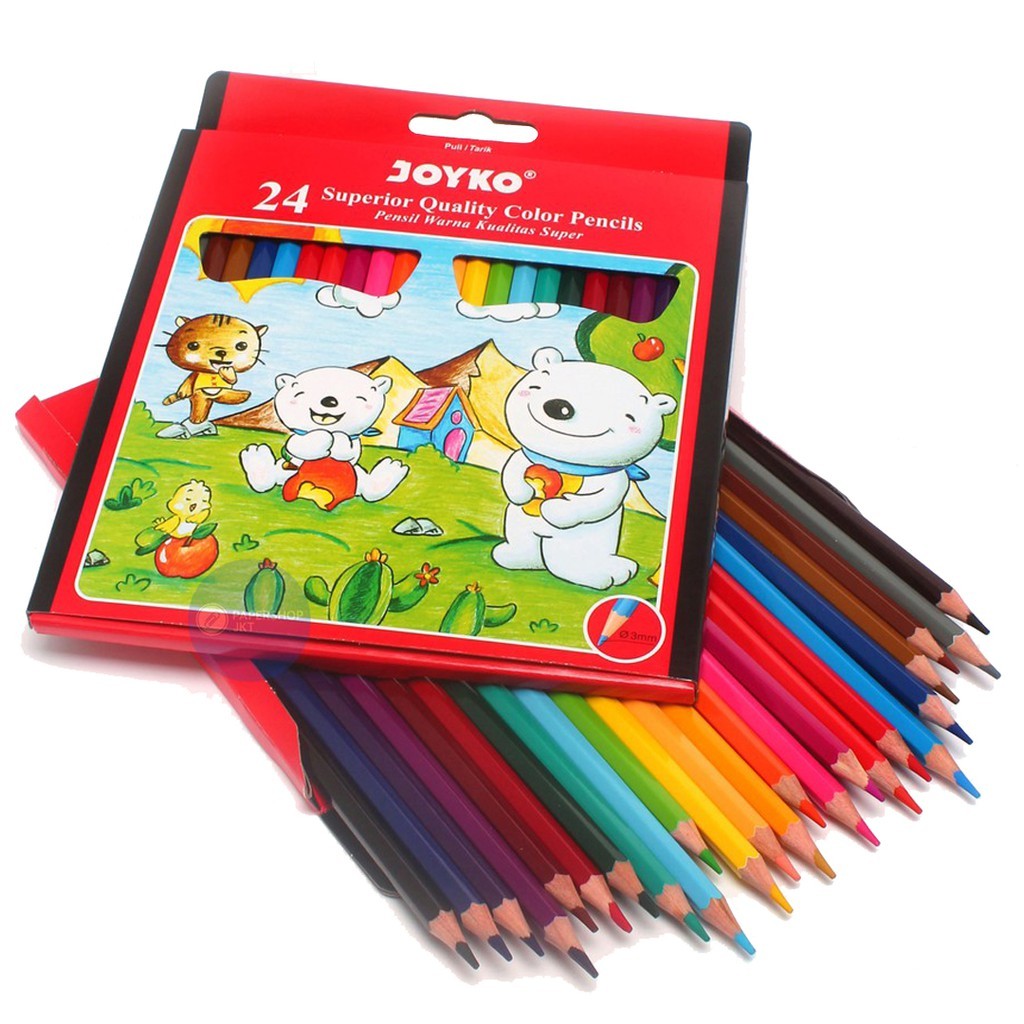 

(6 set) gambar 24 warna / drawing pencil superior quality
