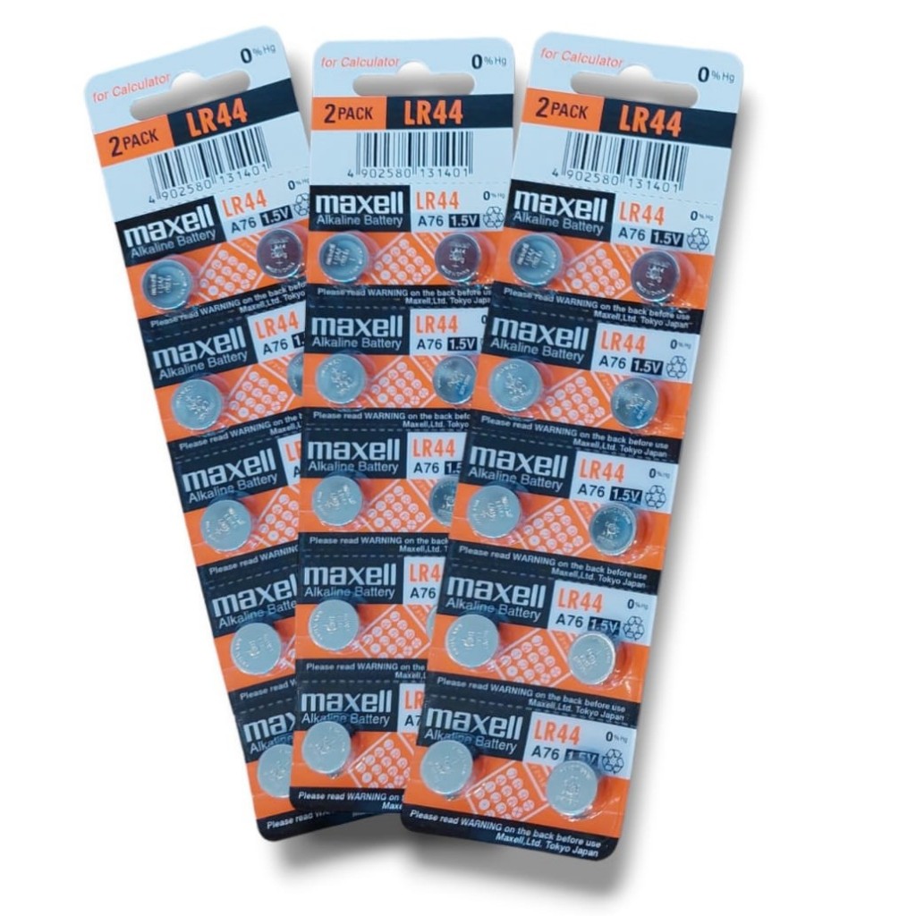 Baterai LR44/ Batrai Kancing LR44 Jam Kalkulator