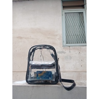 Ransel Mika PVC Clear Bag – Tas Transparan Fashion Unisex Kuat & Stylish