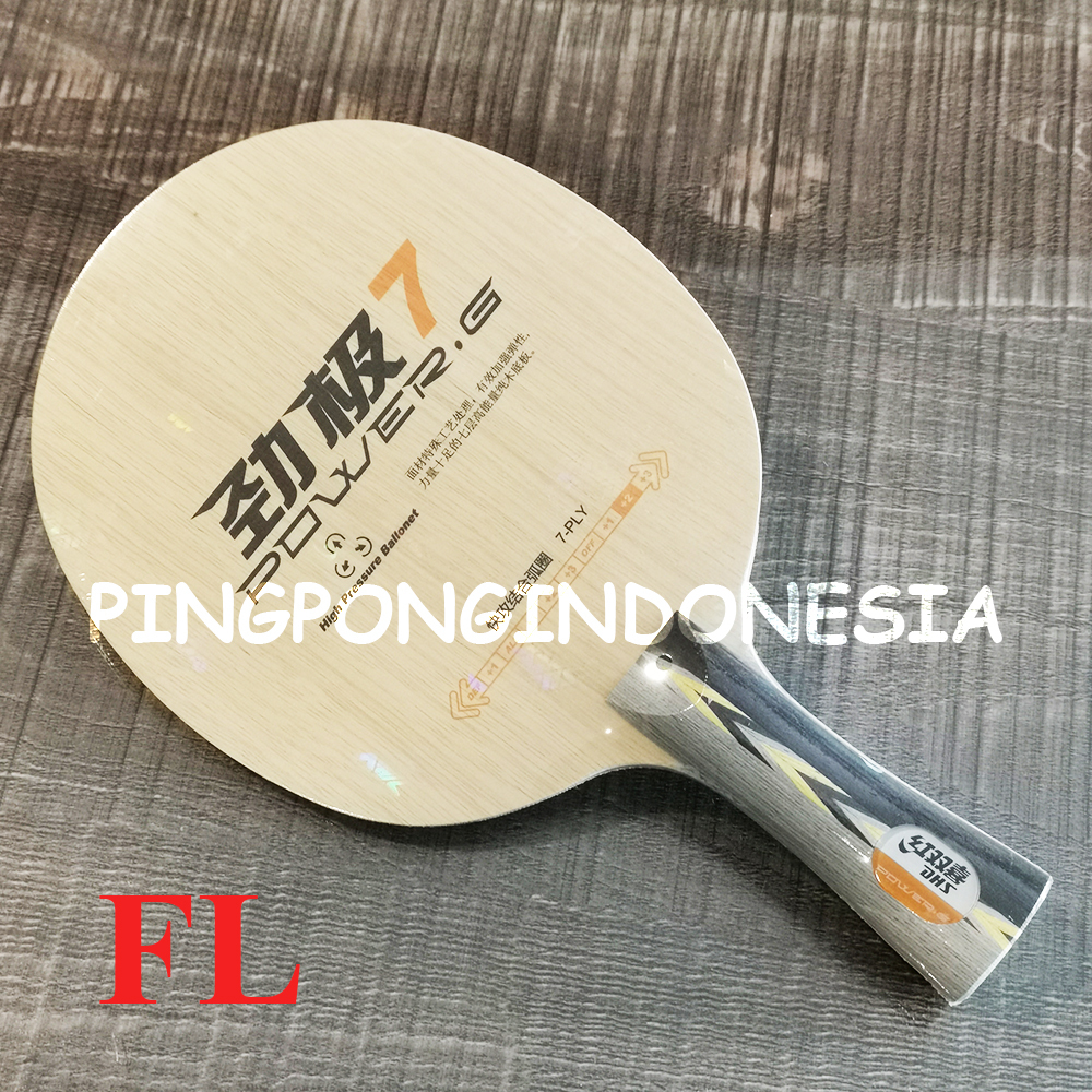 DHS PG7 - FL - Blade Kayu Pingpong Tenis Meja Bat Bet