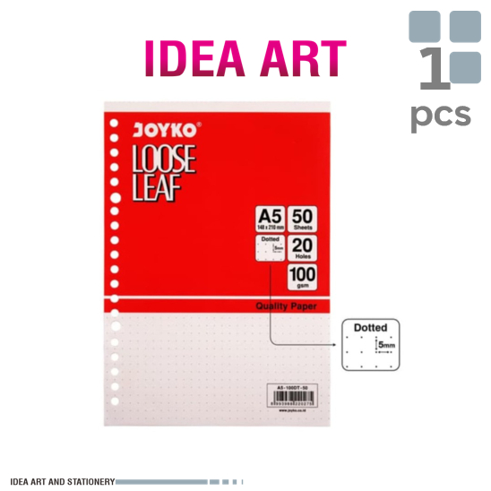 

Joyko Loose Leaf Dotted/Titik A5 100DT 50 Sheet / Pak