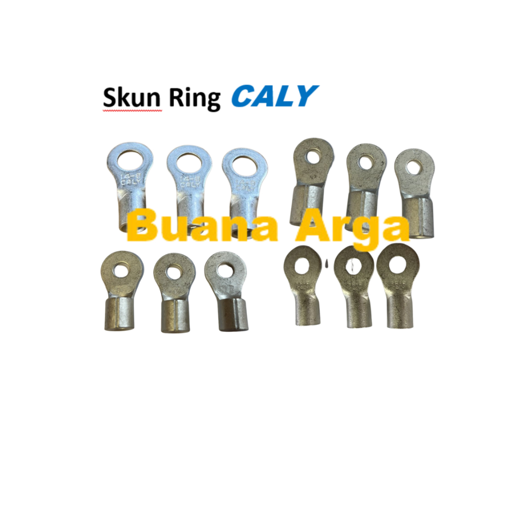 Cable Lug /Skun Kabel Caly 60 Ring Polos Lubang baut 14,16