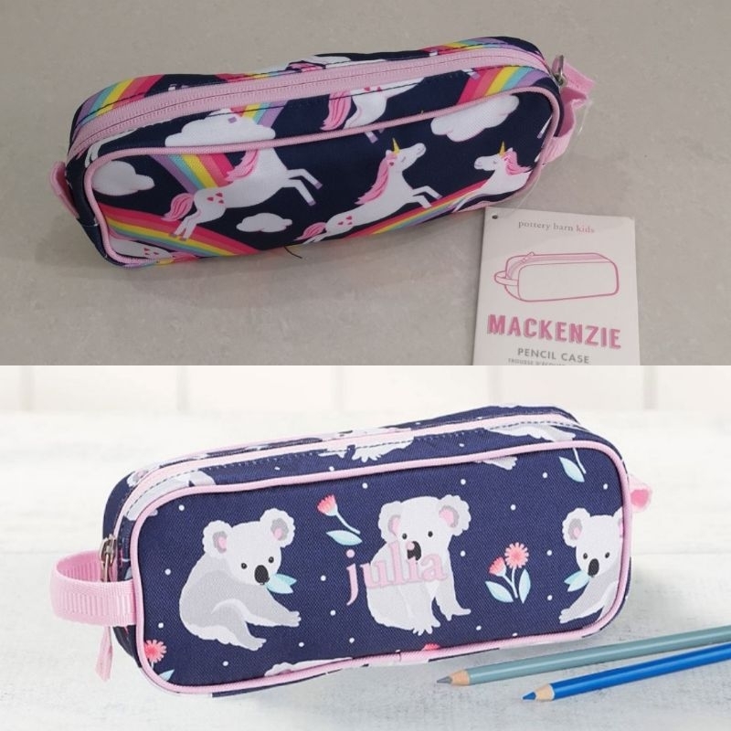 

POTTERY BARN KIDS pencil case girls, tempat pensil anak perempuan motif unicorn