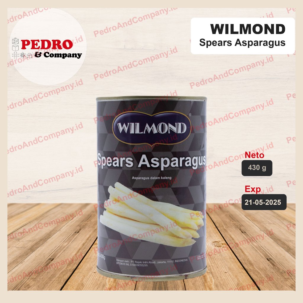 

Wilmond spears asparagus 278 gram - canned vegetable kaleng