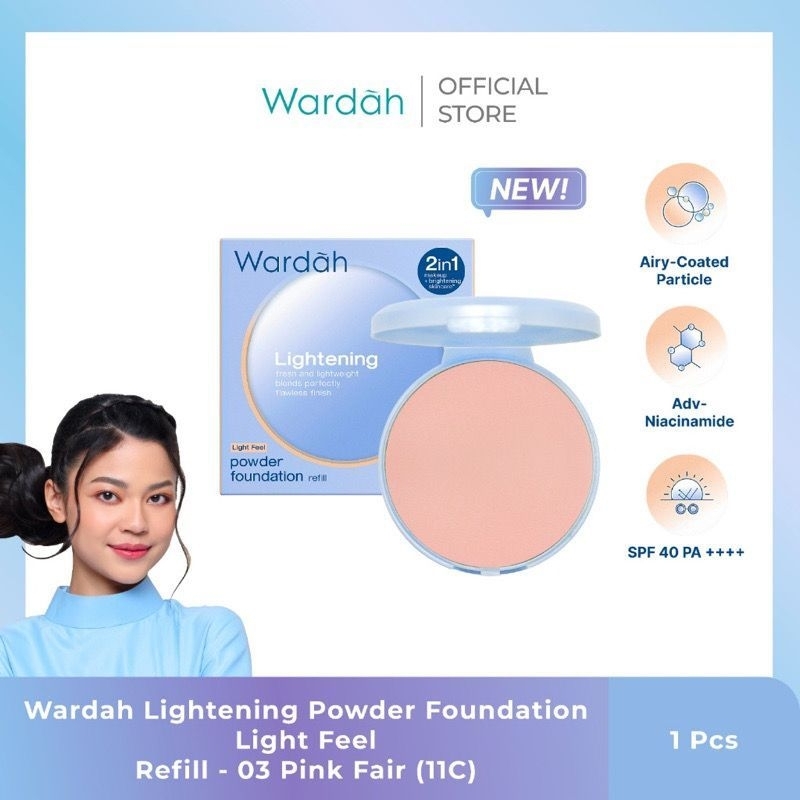 bedak refill wardah lightening twc