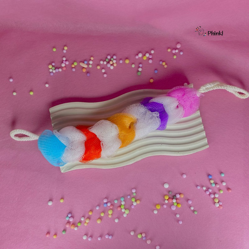 `ღ´ PHINKL `ღ´ Spons mandi Kepang sponge pembuat busa untuk gosok punggung badan lembut hemat sabun