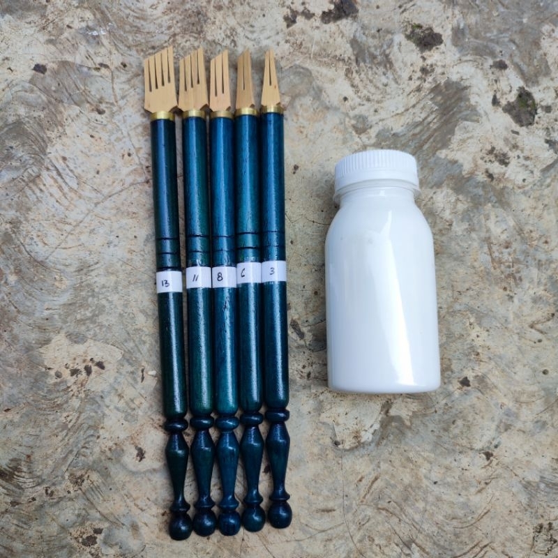 

1 set qolam dekor + cat tulisnya