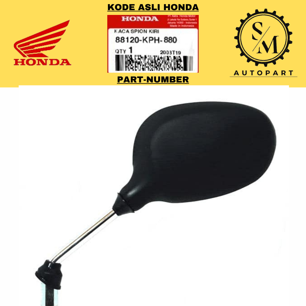88120-KPH-880 Kaca Spion Kiri Karisma ASLI HONDA