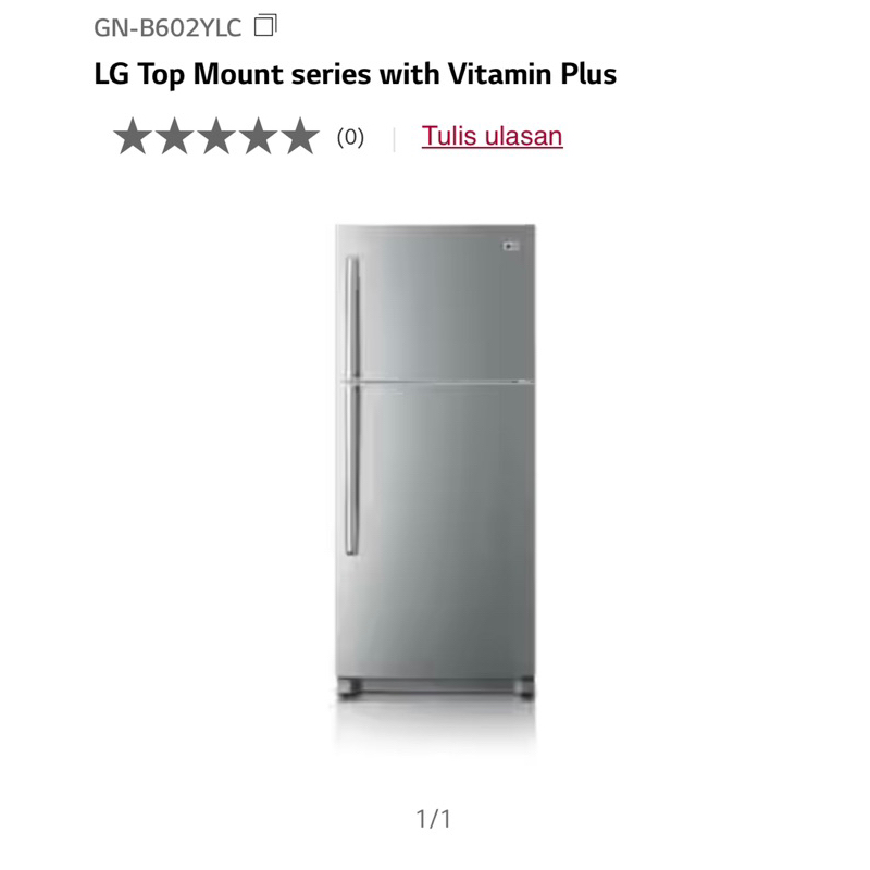 Kulkas LG dua pintu
