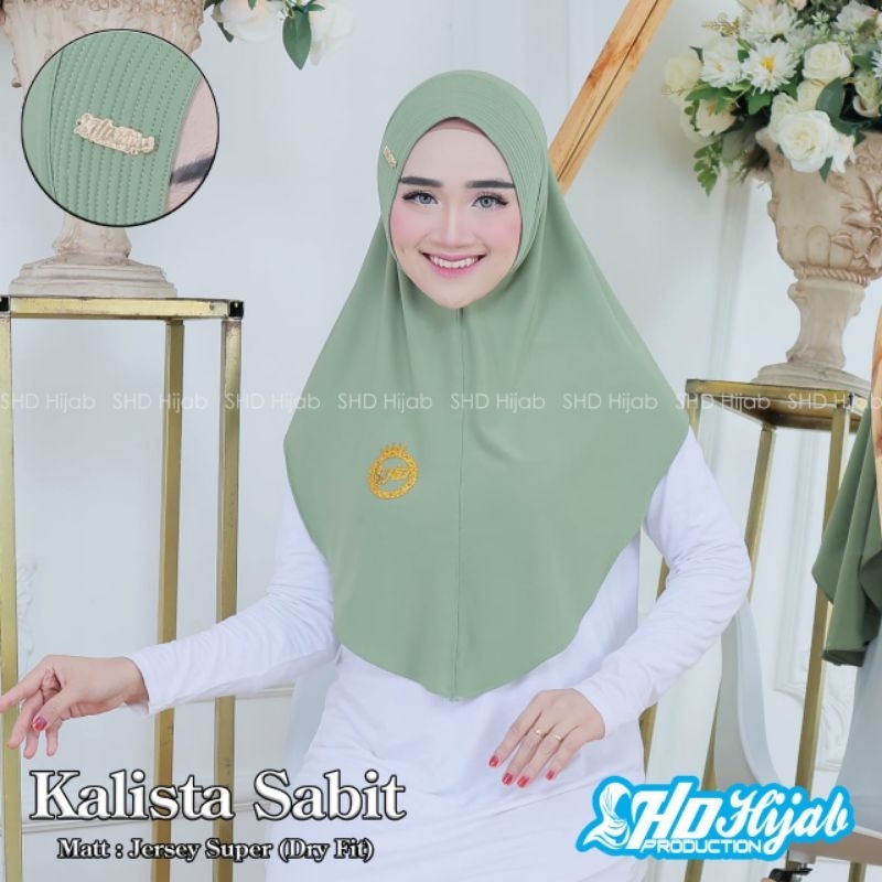 Jilbab Instan Bergo Kalista Sabit Ori SHD