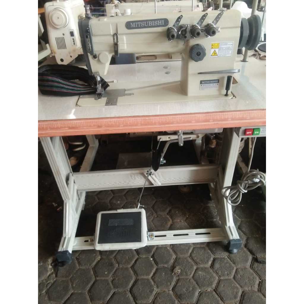 Mesin Rantai jarum 3 MH komplit dinamo servo