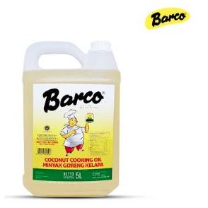

Minyak Goreng Kelapa Barco, kemasan JERRYCAN 5 Liter