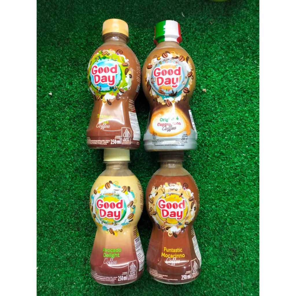 

kopi Good Day Botol All Varain 250ml