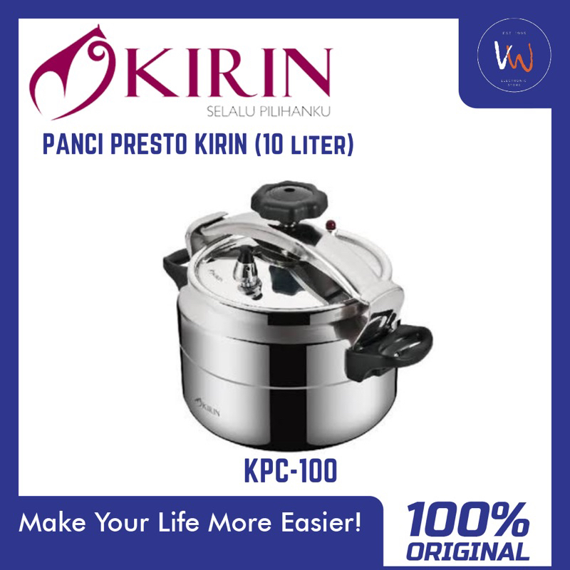 Panci Presto Kirin KPC-100 / Panci kukus