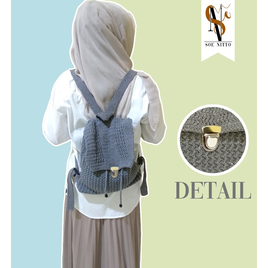 Tas Wanita Jepang Rajut Kecil