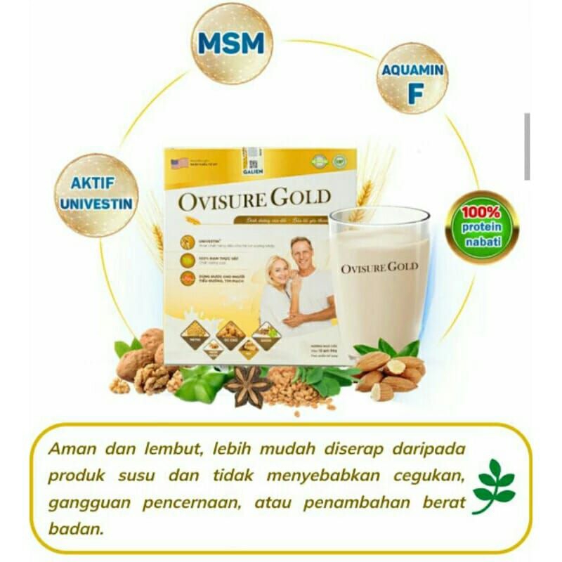 

OVISURE Gold Susu untuk mengobati tulang dan sendi