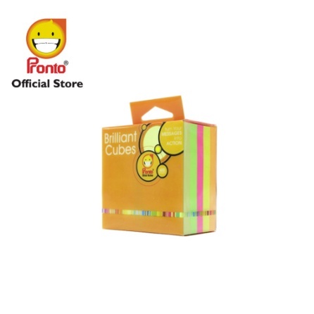 

Pronto Sticknotes Briliant Cube (75 x 75 mm)