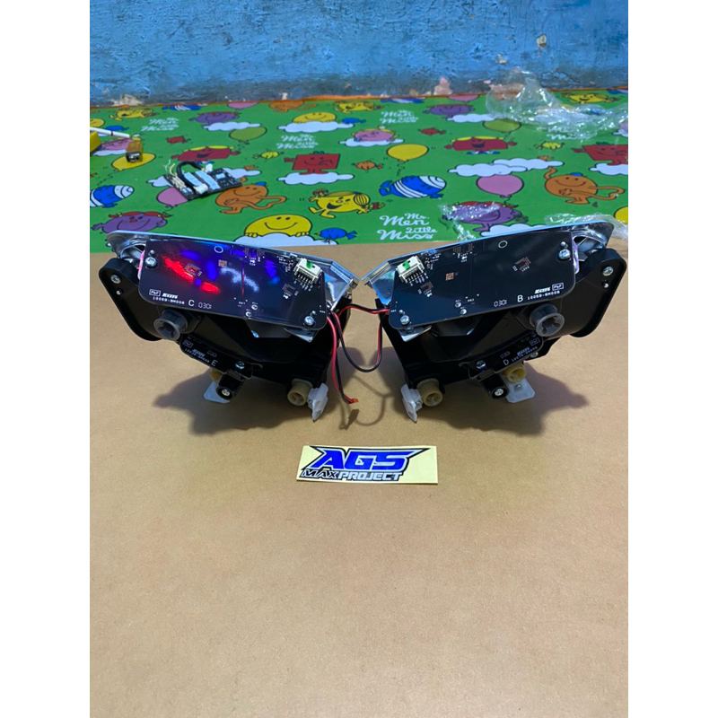 replektor lampu depan new nmax 2020+papan pcb